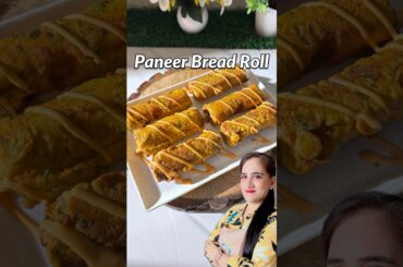 Trending Paneer Bread Roll Recipe #paneer #recipe #shorts