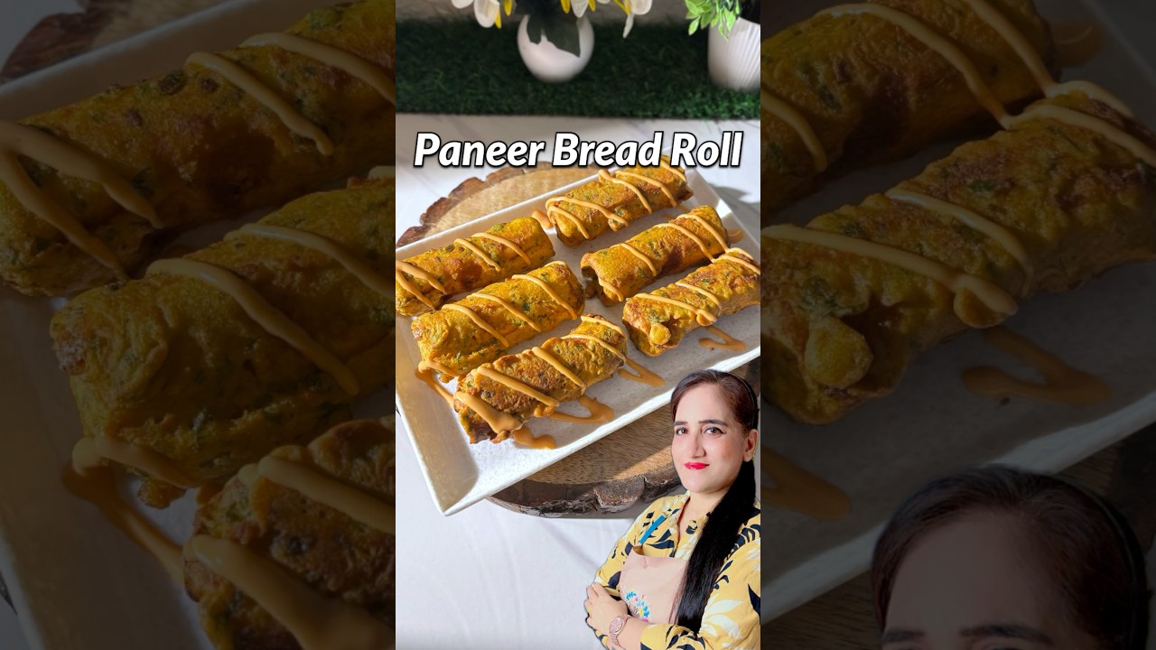 Trending Paneer Bread Roll Recipe #paneer #recipe #shorts Trending Paneer Bread Roll Recipe #paneer #recipe #shorts