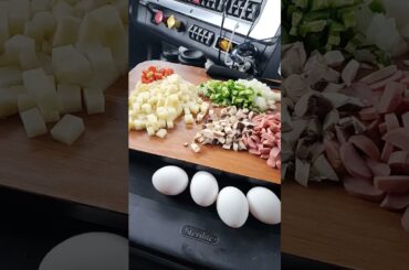 Breakfast burrito #18wheeler #brendaskitchenandmore #cooking #short #food #traveling