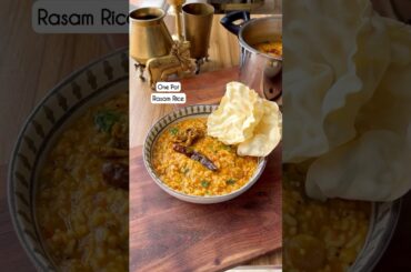 One Pot Rasam Rice !! For the days you are too lazy to cook !!