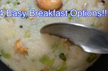 4 quick and healthy breakfast recipes | Easy Indian Breakfast Recipes