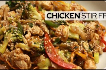 Healthy CHICKEN AND VEGETABLE STIR FRY Recipe | 30-Minute Dinner Recipe | Easy Weeknight Meal