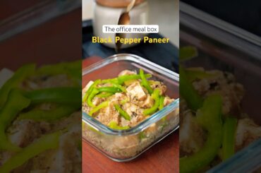 Episode 2 : The Office Meal box Series | Black Pepper Paneer Recipe | Lunch  |#recipe #trending