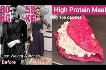 Weight Loss Protein Wrap | Healthy Beetroot Roll | Healthy Dinner, Lunch Recipe | Kids Tiffin Idea