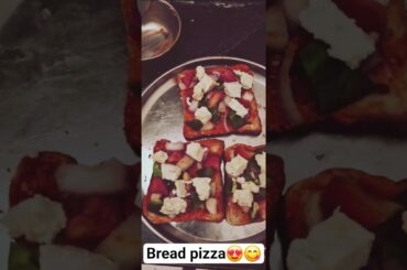Home-made bread pizza #pizza#airfryer#healthy#homemade#cooking#startup#viral#viralshorts