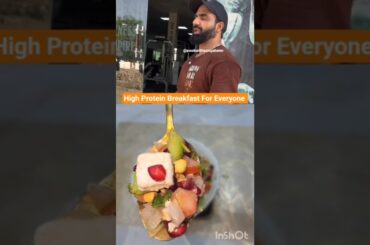 High Protein Healthy Breakfast Recipe by Nitesh Soni #shorts #niteshsoni #protein #salad #healthy