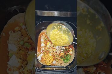 Airfryer Garlic Meggi | Veg Meggi In Airfryer #meggi #meggie #shorts #reels #recipe #cooking #food