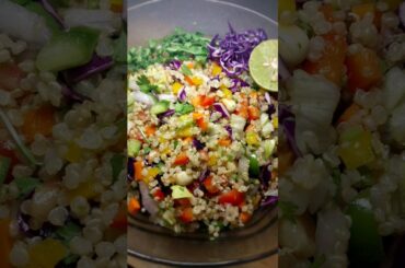 Quinoa Salad Recipe || #recipe #shorts #quinoasalad #diet