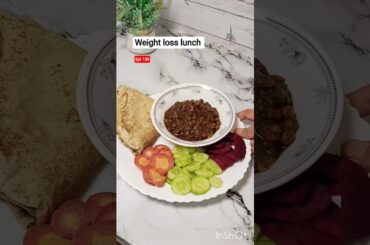Healthy protein rich lunch for weight loss #fatloss #shorts #weightloss #lunch #diet #recipe #salad
