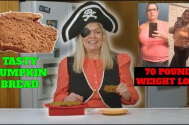 The Best Fall Treat for Weight-Loss | Low-Calorie, Heart-Healthy Pumpkin Bread