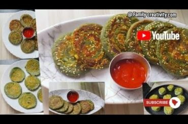 10 min.Healthy Breakfast & Tiffen Recipe - New Way -  Tiffen Ideas Healthy  Parartha Bite Recipe