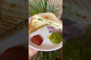 Veggie cream healthy sandwich #trending #trendingshorts #shorts #recipe #sandwich #shortvideo