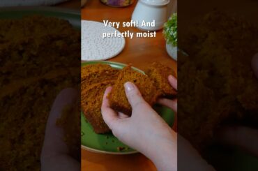 Yummy, Healthy, Moist, Soft! Easy Quick Recipe. Old Fashioned Pumpkin Bread