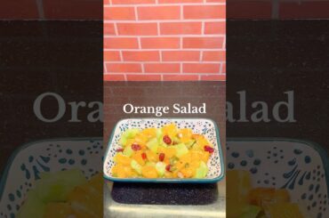 Orange salad recipe | tangy & delicious recipe | Lunch / Dinner | Healthy | Quick recipe