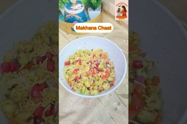 Green Makhana Chaat | Healthy Weight Loss Snack | Easy Evening Snack Idea #shorts #ytshorts #viral