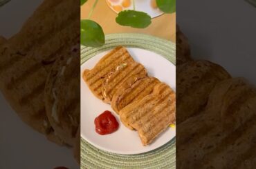 Paneer Veggie Sandwich | Loaded Vegetable Sandwich | Healthy Breakfast & Snack Recipe #shorts