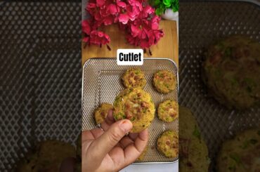 Healthy Veg Cutlet | Air-Fried Bread & Veggies Crispies