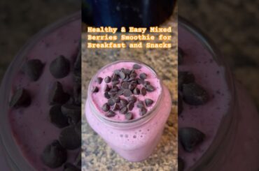 Healthy Breakfast Smoothie #recipe #healthybreakefast #easyrecipes #smoothierecipes #healthyrecipes