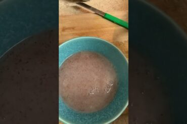 #Healthy#Raagi Java with #Soaked Raagi and #Walnuts and #dates.#Finger Millet Porridge.