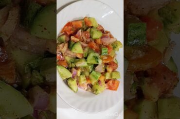 Healthy Salad Recipe kachumbar Recipe #shortfeed #food #indianfood #instagood #cooking