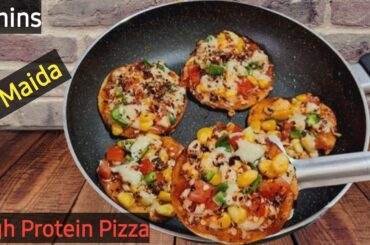 5 Minutes High Protein Pizza Recipe | Tiffin Recipes | Healthy Kids Lunch Box Ideas | Pizza Recipe |