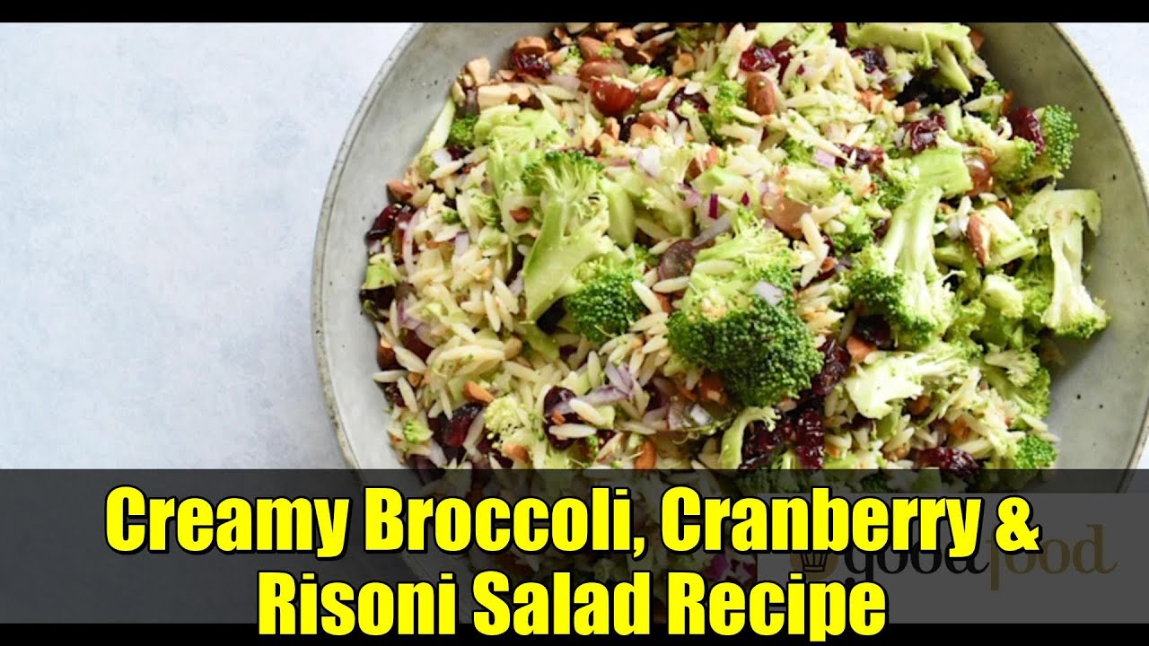 Creamy Broccoli, Cranberry & Risoni Salad Recipe | Healthy & Delicious Side Dish Creamy Broccoli, Cranberry & Risoni Salad Recipe | Healthy & Delicious Side Dish