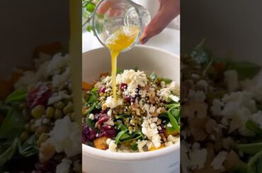 High protein pumpkin moong dal salad #healthyrecipes #saladrecipe #weightlossrecipes