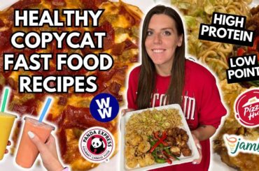 3 HEALTHY COPYCAT FAST FOOD RECIPES AT HOME | WW Points | High Protein Low Calorie Take Out at HOME