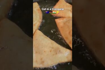 How to  cut Mandazi #australia #gujaratidish #food #yummy #shortvideo