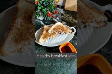 Healthy breakfast idea #shortsfeed #shortsviral #sandwich #music #song