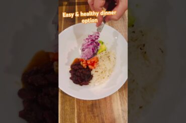 Easy & healthy dinner options| weight loss recipe #dinnerrecipe #healtydiet #burrito #burritobowl