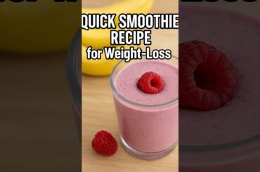 Quick Smoothie Recipe for Weight-Loss | Healthy & Delicious Fat-Burning Drink  #weightloss #usa