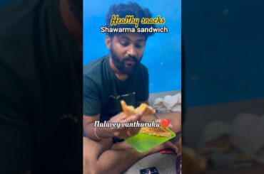 healthy shawarma sandwich #shawarma #healthyfood #sandwich #bread #couple #food #easyrecipe #cooking