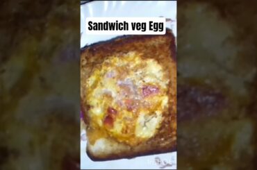 Healthy sandwich recipe you will actually crave#Egg veg sandwich#Egg bread sandwich#youtubeshorts#
