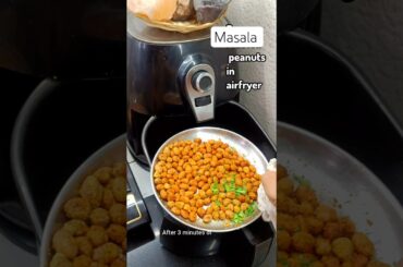 Masala Peanuts in Airfryer #shortsfeed