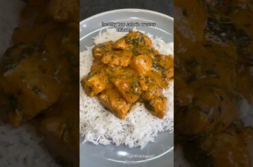 Healthy low calories creamy chicken| High Protein Dinner Recipe #fitness  #foodie #recipe