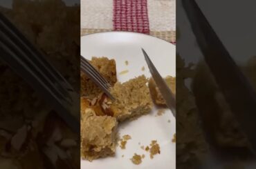 ASMR Sliced Coffee Almond Pudding #viral #viralshorts