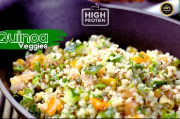 Veg Quinoa Recipe | Healthy & Tasty Lunch Idea | Weight Loss Quinoa Meal | Healthy Recipes