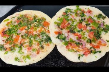 Instant Rava Uttapam Recipe | Sooji Uttapam Recipe | Quick & Healthy Breakfast Recipe