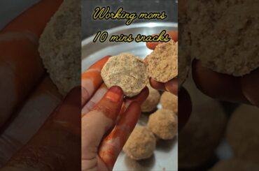 Protein rich snacks | kids healthy snacks | easy peanut poha laddu  #shorts #food #kidssnacks #laddu