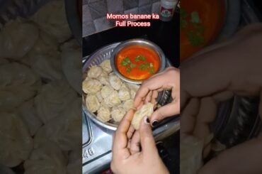 Delicious Homemade Momos Recipe | Steamed & Juicy Dumplings | Spicy Veg Momos | #shorts feed#recipe