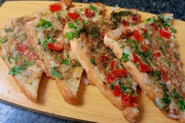 2 minutes Healthy Tasty Bread Toast Recipe | Quick Breakfast Recipe