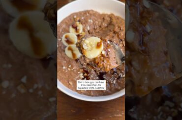 CHOCOLATE OATS | BREAKFAST RECIPES | HEALTHY BREAKFAST