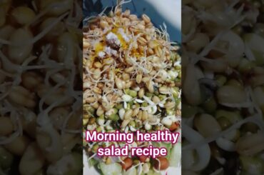 morning healthy salad recipe