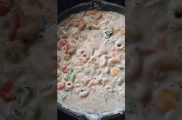 healthy ga white sauce pasta recipe #ytshorts #whitesaucepasta #ammathorudhr