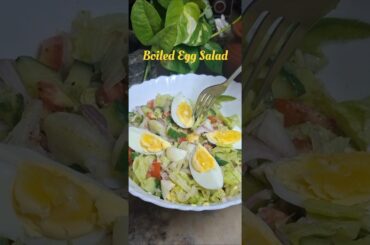 Weight Loss Egg Salad Recipe | High Protein & Low Calorie Meal | Healthy Salad by Adhutty