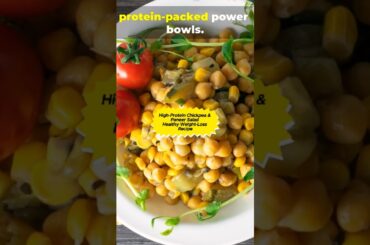 High-Protein Chickpea & Paneer Salad | Healthy Weight-Loss Recipe #HighProtein #healthyrecipes