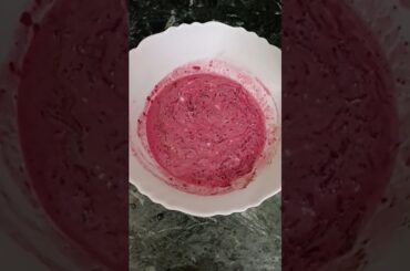 Beetroot salad Alia Bhatt recipe#shorts#beeyrootwithcurd#trending#healthydish#cooking#food#viral