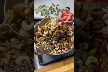 Dry Fruit Laddu Recipe | Easy & Healthy Winter Snack. #shortsfeed #sweet #cooking