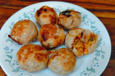 live Healthy Snacks Recipe | pizza Litti | morden Bati